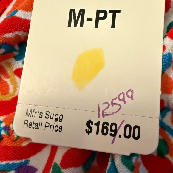 Lauren Ralph Lauren Paisley Ruched Surplice Dress Sleeveless Multicolor M Petite - Picture 6 of 13